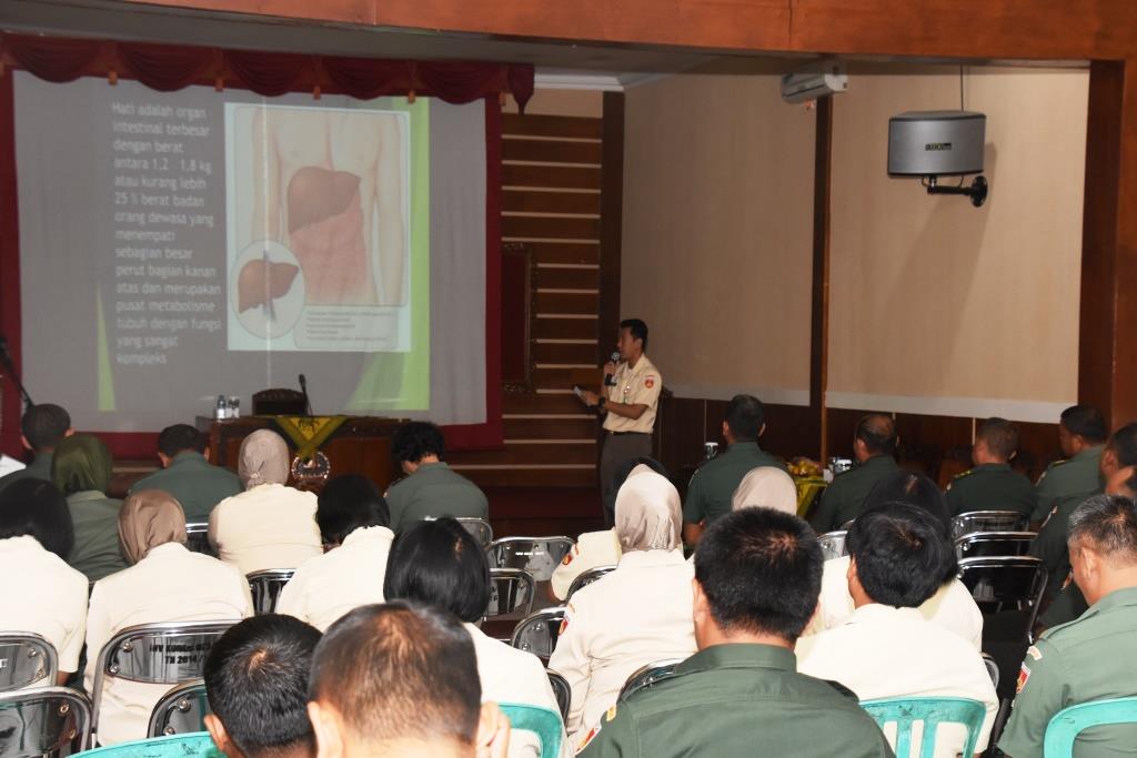 Korem Adakan Sosialisasi Penyakit Hepatitis